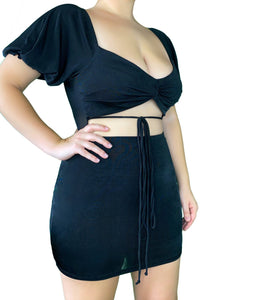 The Puff Sleeve Mini Dress